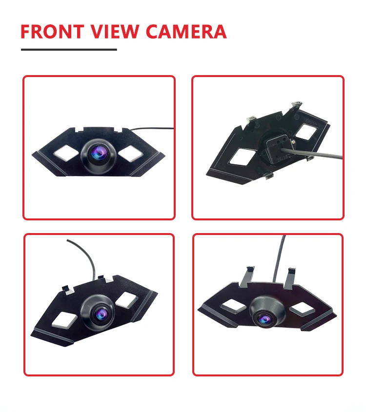Wemaer OEM Vehicle Front View Car Camera Night Vision View IP68 Waterproof Car Front Camera for Volkswagen Tiguan manufacture
