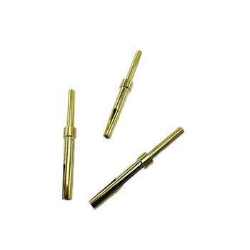 Connector Pin, Brass Alloy Turning Part signal Pin Female Retracted