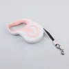 White pink circular traction rope