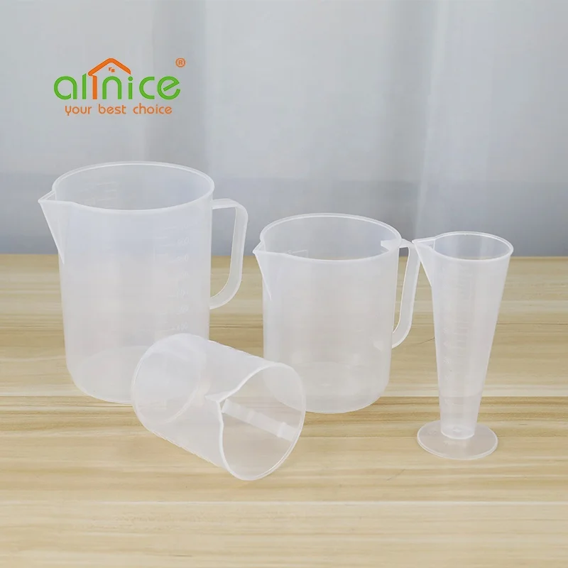100ml 5000ml Plastic Kitchen Measuring Cup Transparent Plastic Measuring Beaker Cup