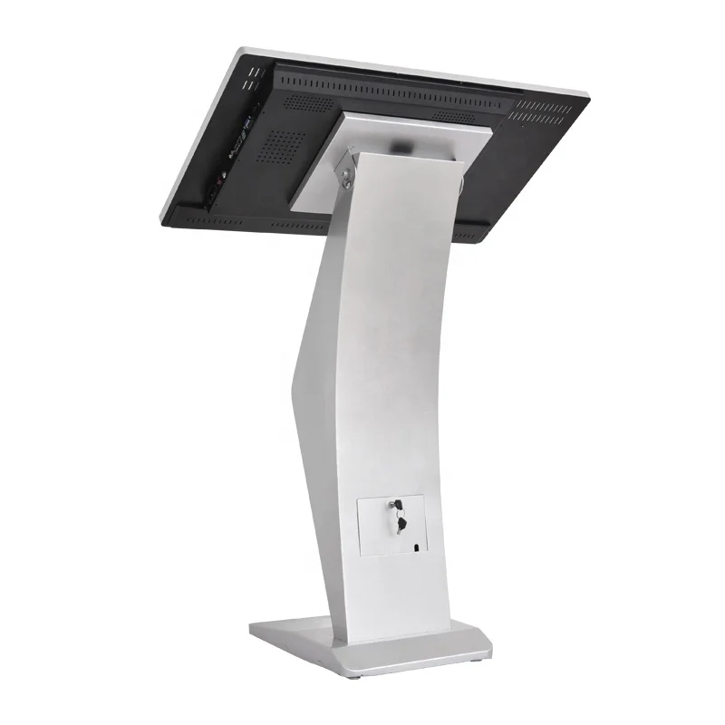 55 Inch IR Touch Information Kiosk Digital Interactive Kiosk With Base Ecran Vitrine