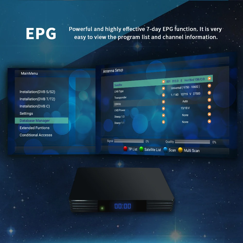 Alibaba.com: Hybrid-H1 S905D 1080p Android TV box with DVB-T2/S2 and ...