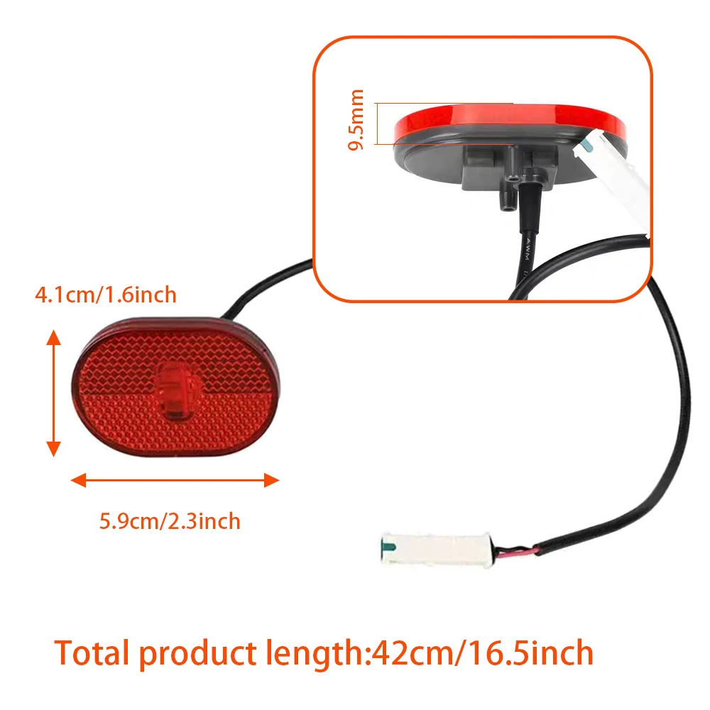 Xiaomi Mi4 Electric Scooter Accessories Mi4 Taillight LED Safety Light and Rear Mud Guard