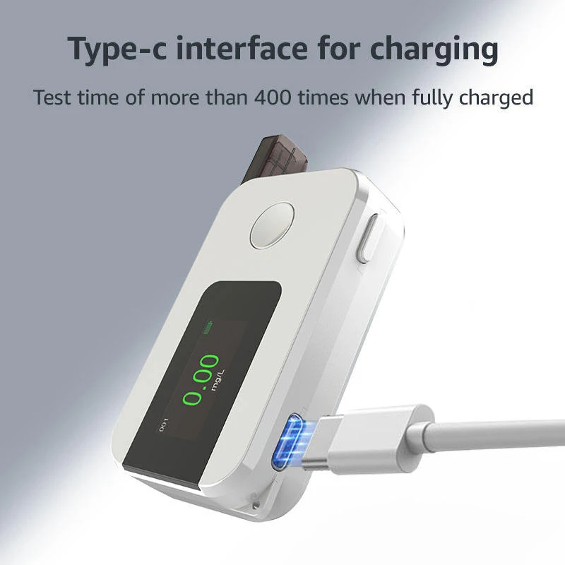Portable Breathalyzer LCD Display Alcohol Detector Meter 2025 Digital Electrochemical Alcohol Tester Alcoholmeter