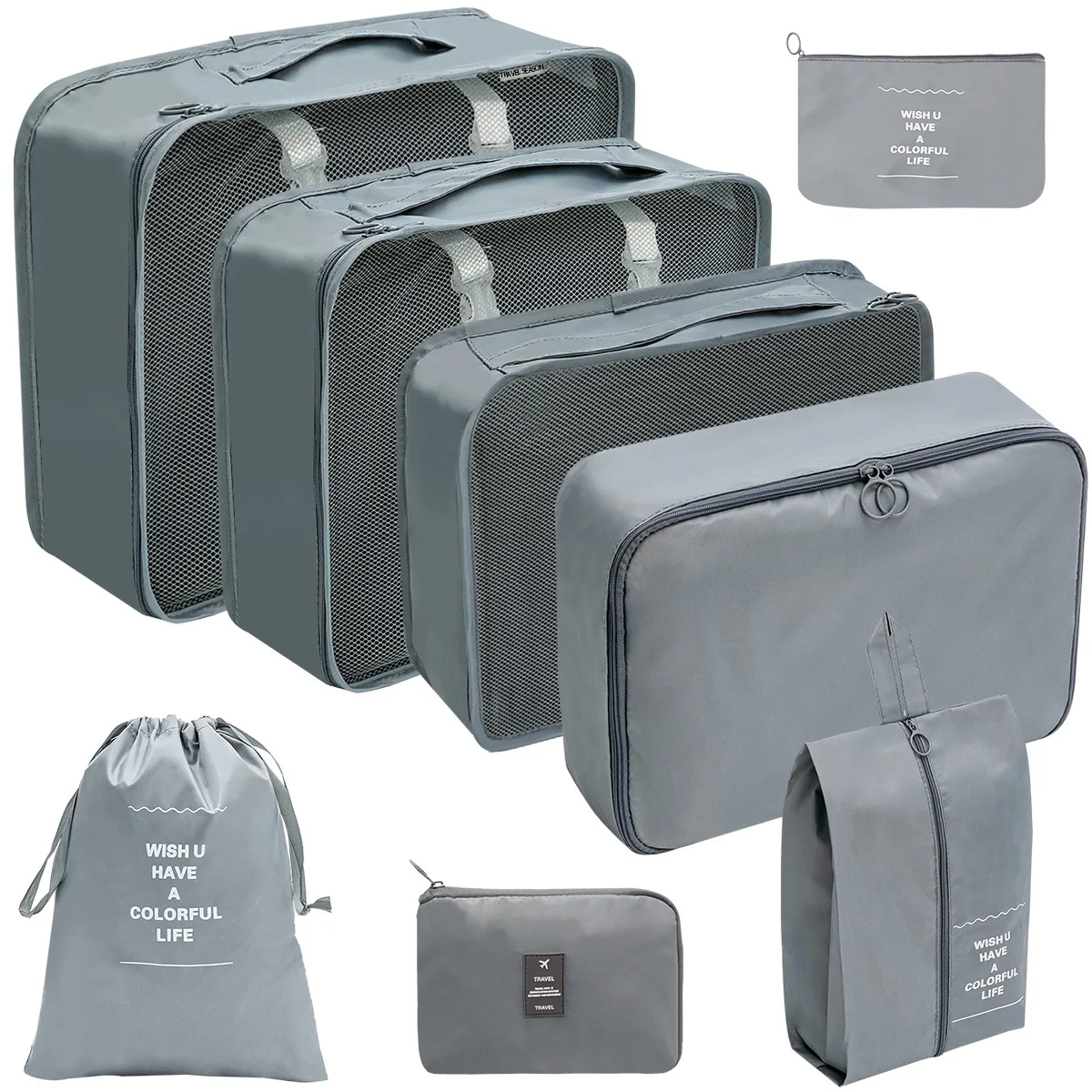 Wholesale Custom Clothes Travel Luggage Foldable Packing Storage Box Organizers for Travel Accessories