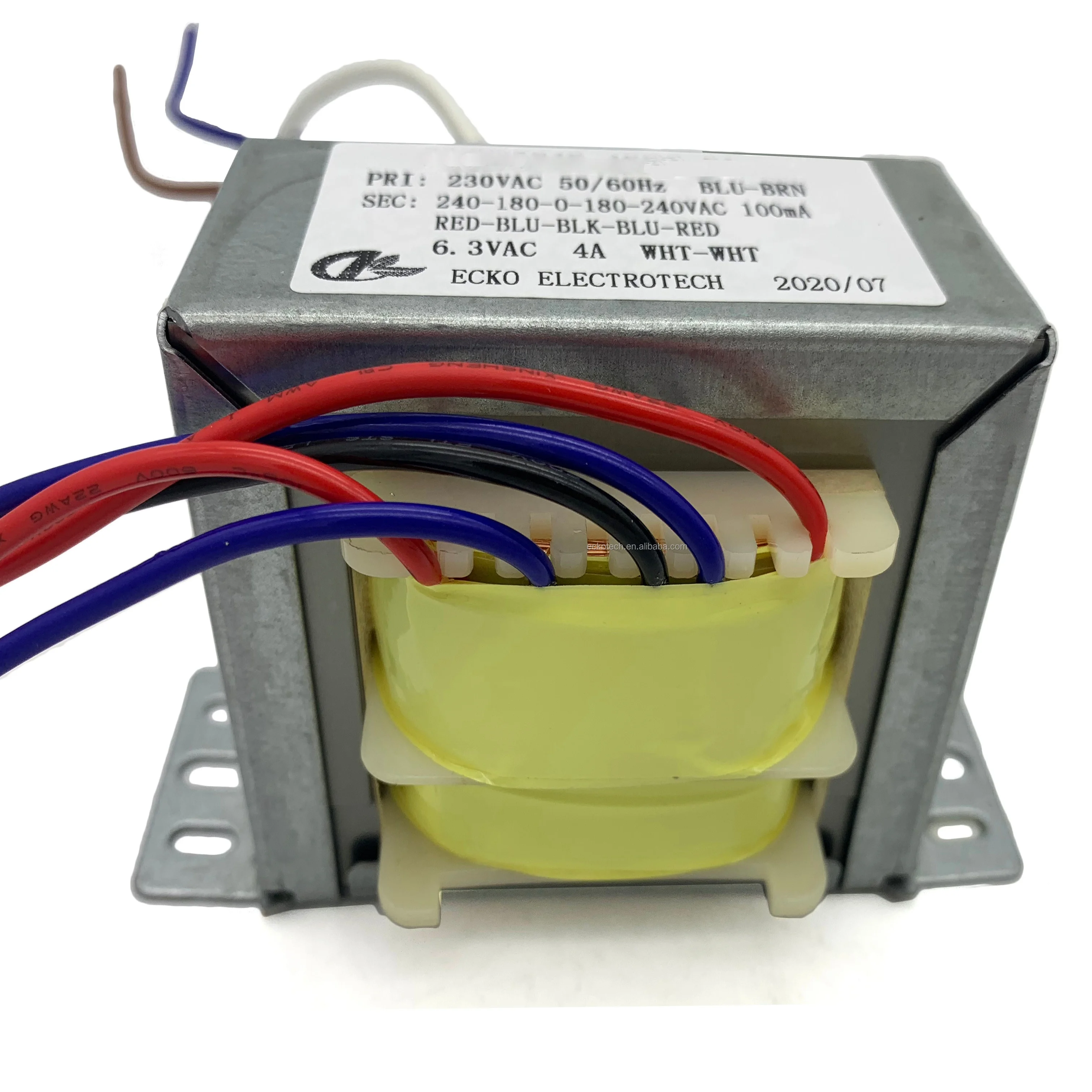 230VAC Input and 15VAC Output Power Transformer With Ei57x30