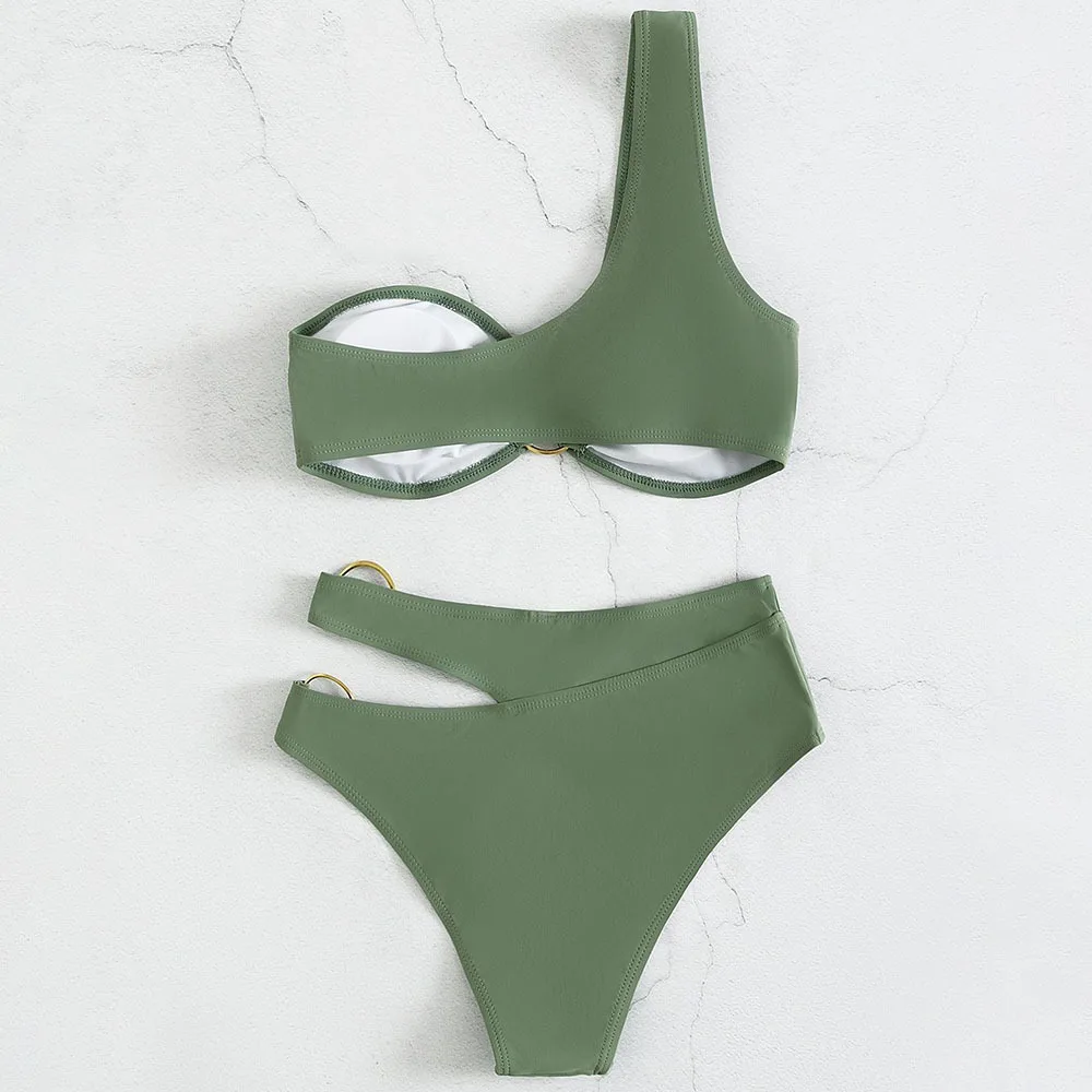 Jsn92031029 2022 New Arrival Designer Gold Ring Bikini Monokini Bathing