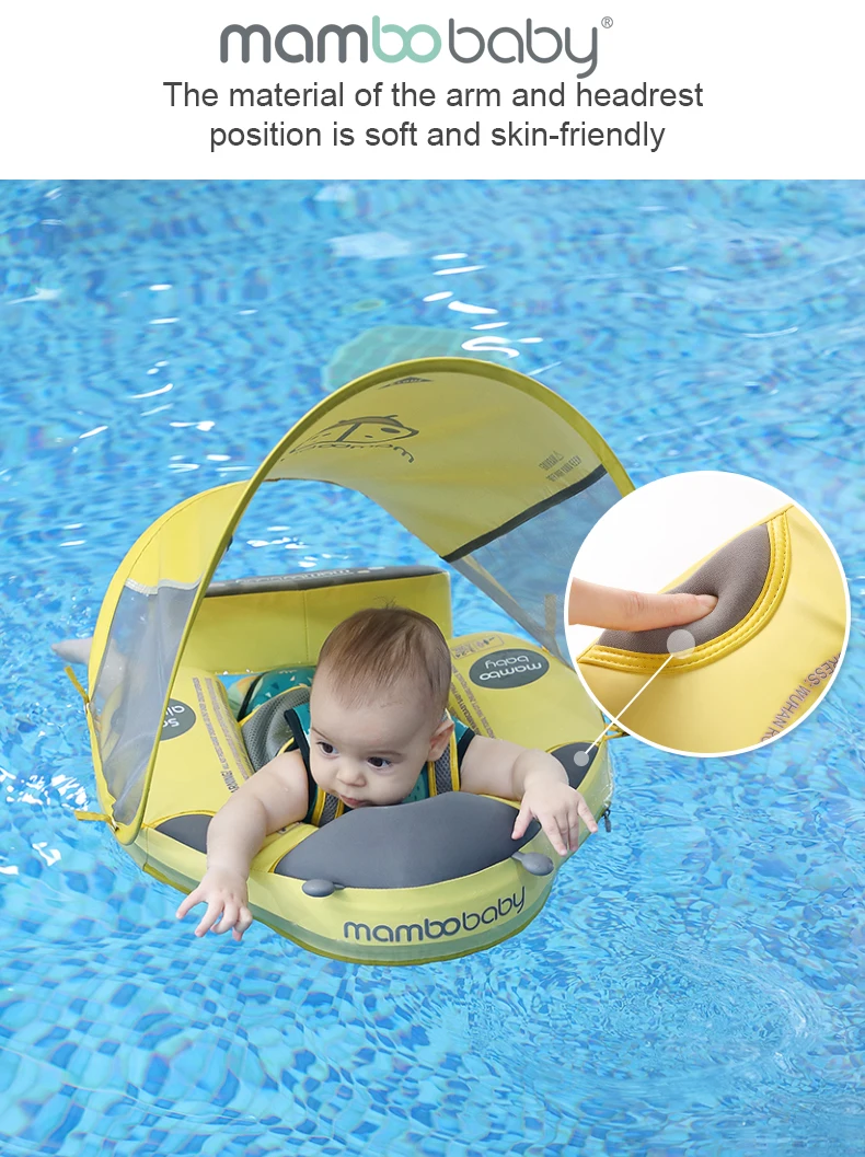 Mambobaby Non Inflatable Baby Float Safe Air Free Recycled Floater ...