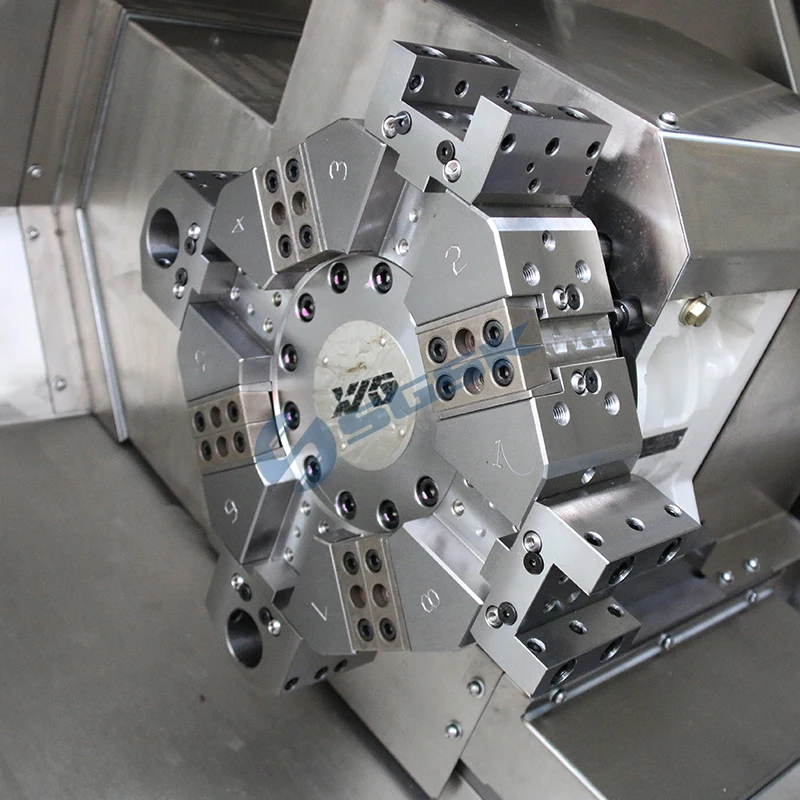 CNC Inclined Lathe Machine 3 Axis CNC Turning Center TCK50A GSK Controller Lathe Turning Machine Precision CNC Turning Machine