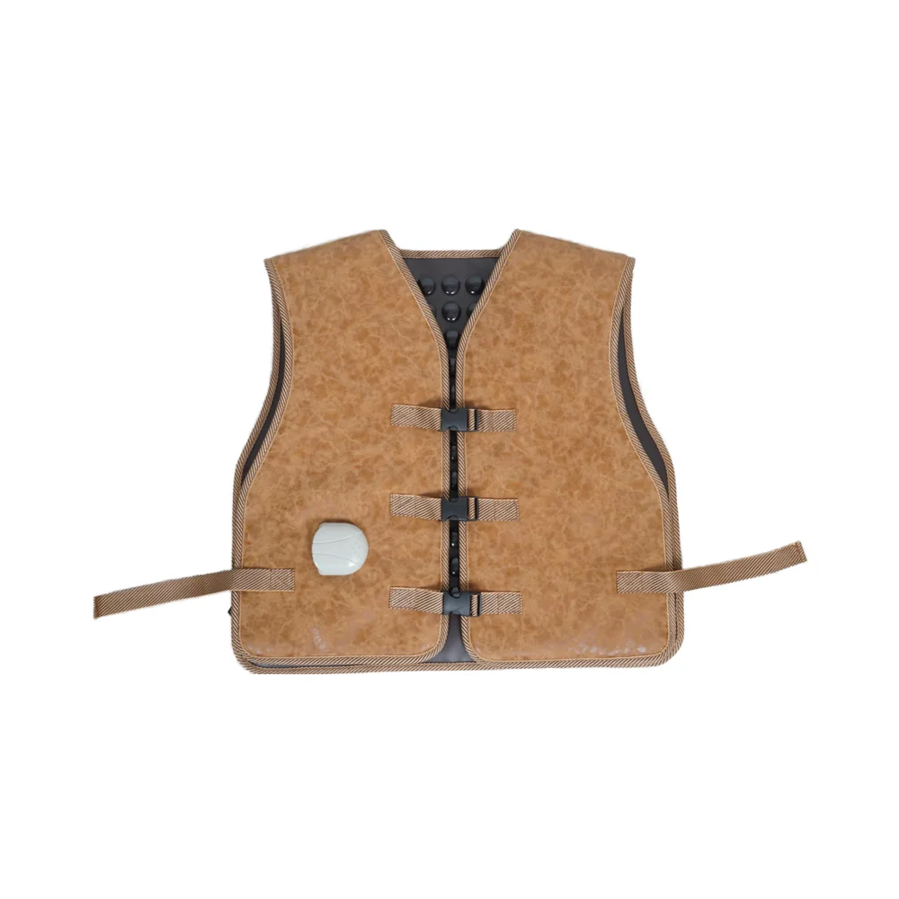 OEM Custom Safety Hexagonal Jade Tourmaline Stone Infrared Thermal Gym Heated Vest for Men Women PEMF Massage Mattress for Body