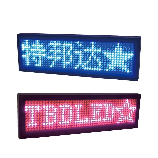 Programmable Led Badges Alibaba.com: TBD-BL1248 LED Name Badge, Wireless APP Programmable with ...
