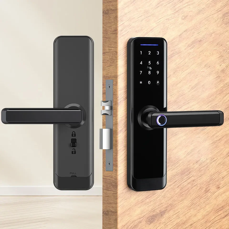 SMARTEK High Security Tuya Smart Lock Digital Fingerprint Waterproof Electronic Lock