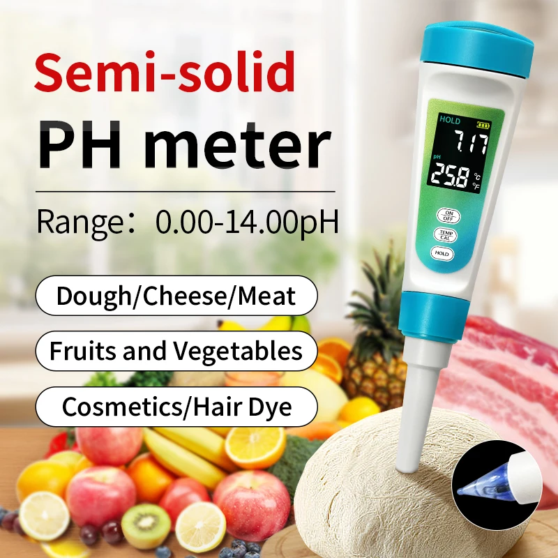 Digital PH-012 Fruit Jam PH Testing Meter Pen Banana PH Analyzer Pen New Style PH Meter for Milk and Yoghurt
