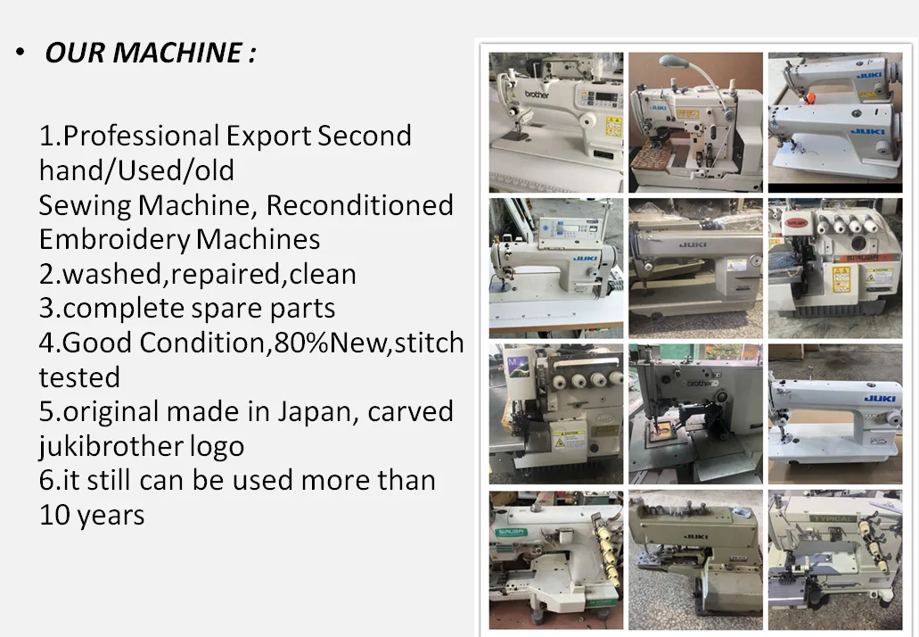 Used Sewing Machine Industrial Juky Japan In Big Stock Second Hand 8700