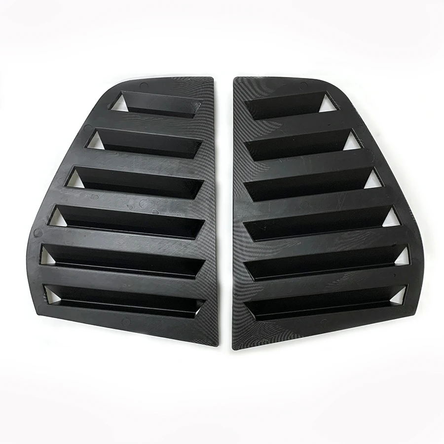 product abs triangular rear window for vw golf 5 2005   2007 window louvers shutters blinds cover exterior parts spoiler-9