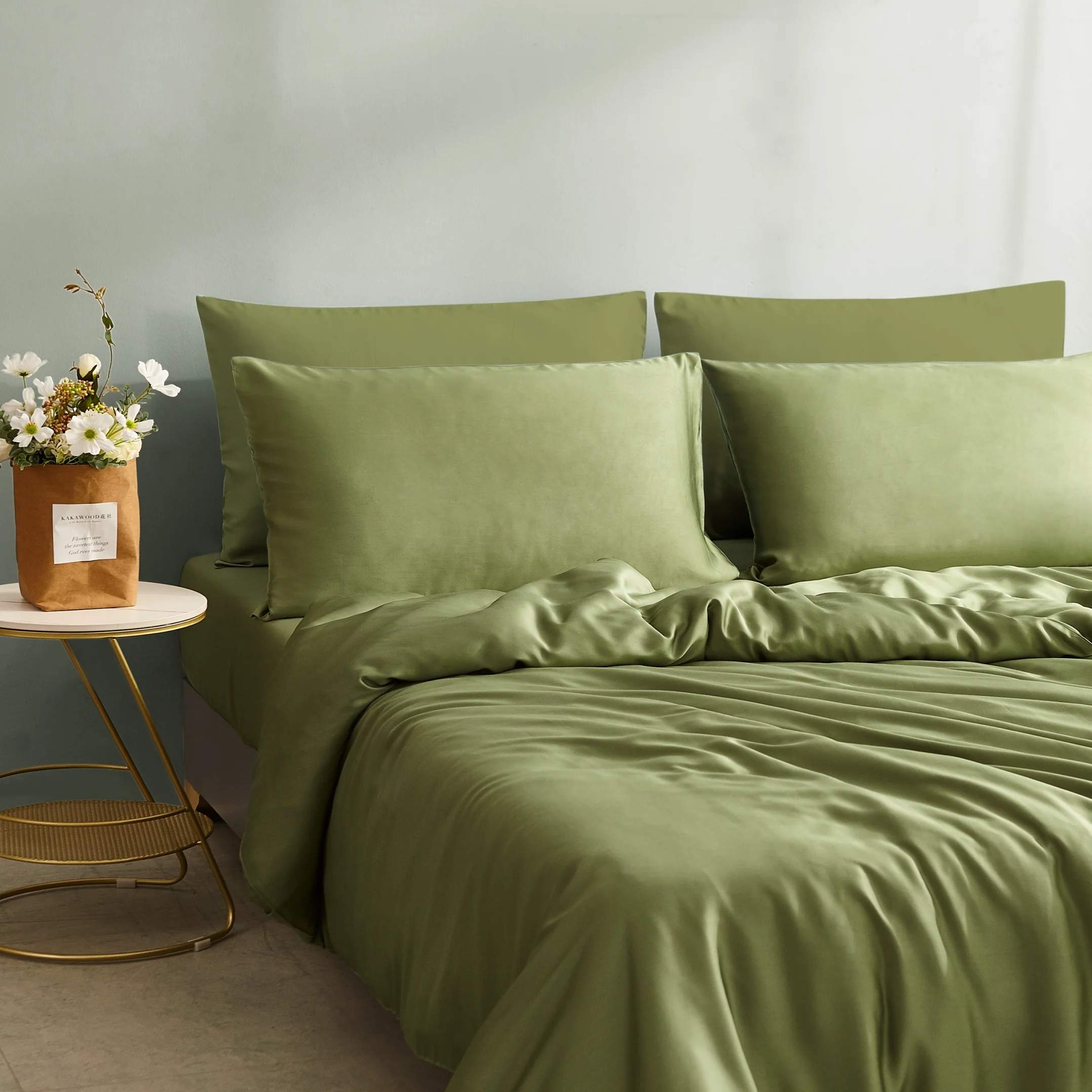 Органический Детский и взрослый бамбуковый Комплект постельного белья, стеганый чехол