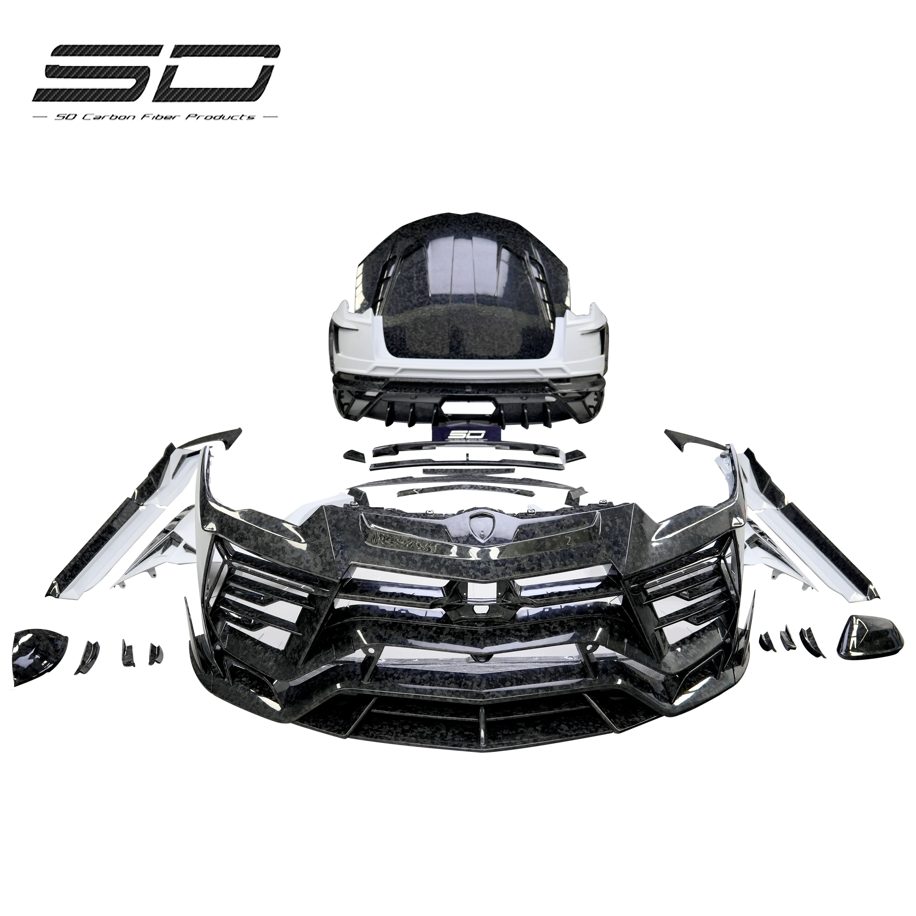 Dry Carbon Fiber Msy Style Wide Body Kit For Lamborghini 2025 Urus Limited Edition Front Bumper