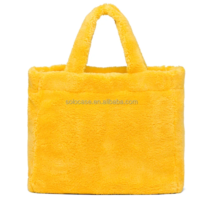New Fashion Soft Terry Cloth Tote Bag For Fall And Winter Season Buy