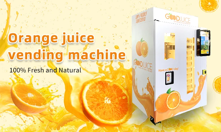 High Quality Automatic Fresh Orange Juice Making Smart Vending Machine For Sale