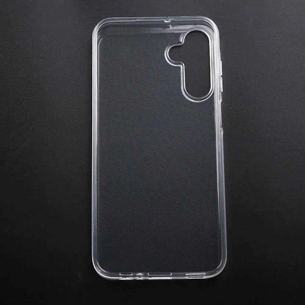 Transparent Phone Cover For Samsung Galaxy A15 Glitter Clear Case Anti Fall Tpu Customize Precision Hole SJK351 factory