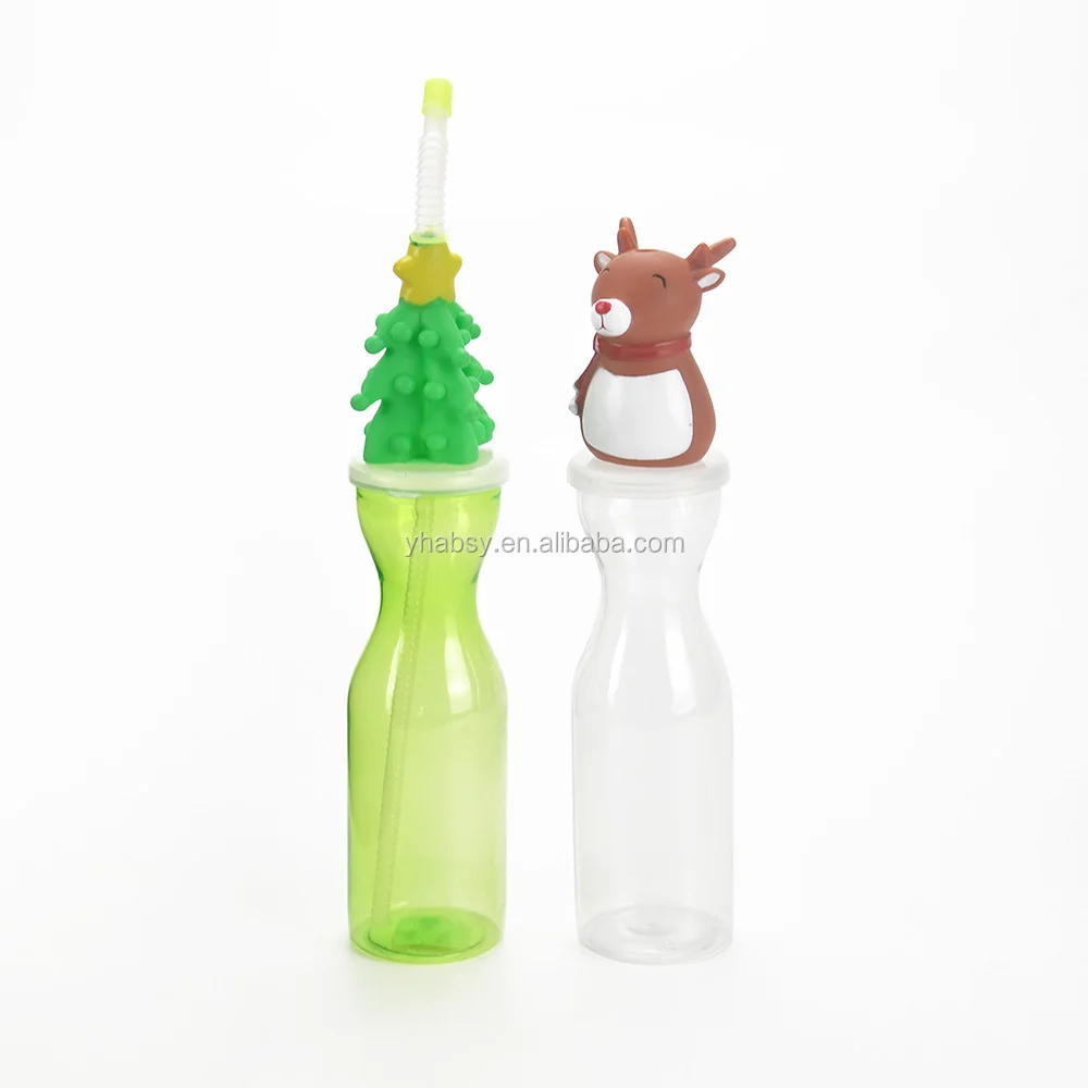 Рождественская кружка с лосями и двором 16 унций половинным поворотом стеклянная соломинкой