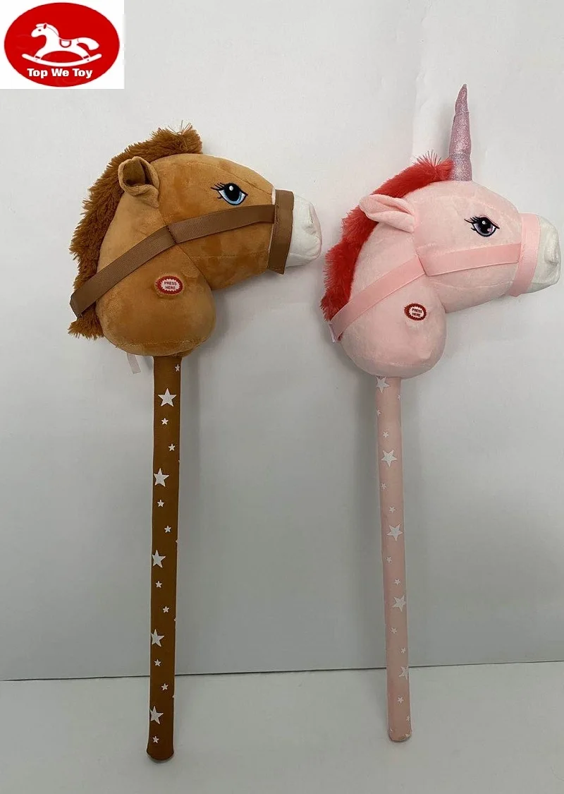 Hot Selling Stick Horse Plush Hobby Horse Stick With Sound Effect Buy