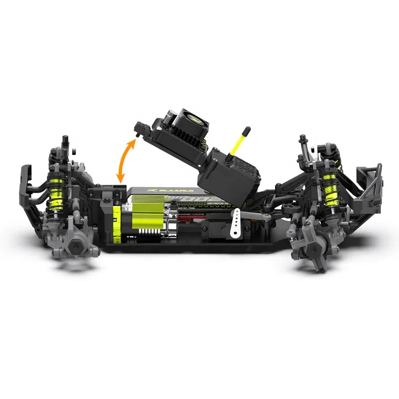 Rlaarlo ROG14 1:14 Scale RC Truck Off Road Monster Truck with Aluminum Alloy Chassis Waterproof ESC Metal Gear Servo 3S Battery