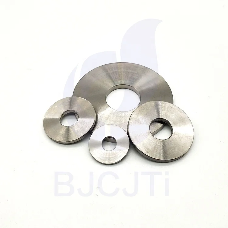 large size washers pure titanium  titanium alloy with DIN9021  titanium fiat washers