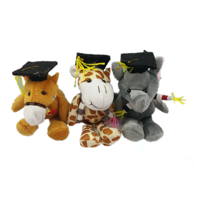 Factory Customized in Stock Different Design Plush Refrigerator Magnet Mini 9 cm Plush Fridge Magnet Animal Toys