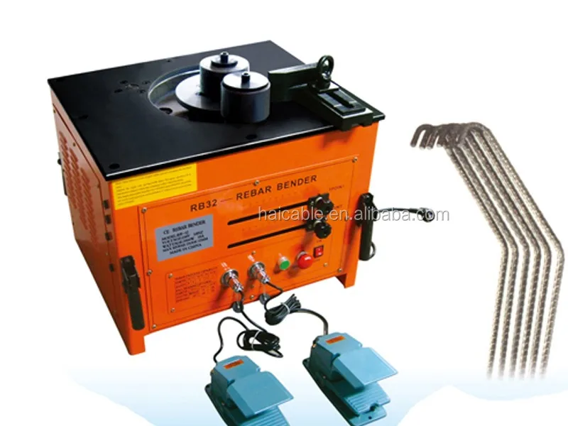 Manual Rebar Ring Bender 36mm Bebr32a Rb32 Electric Rb32 Steel Rod