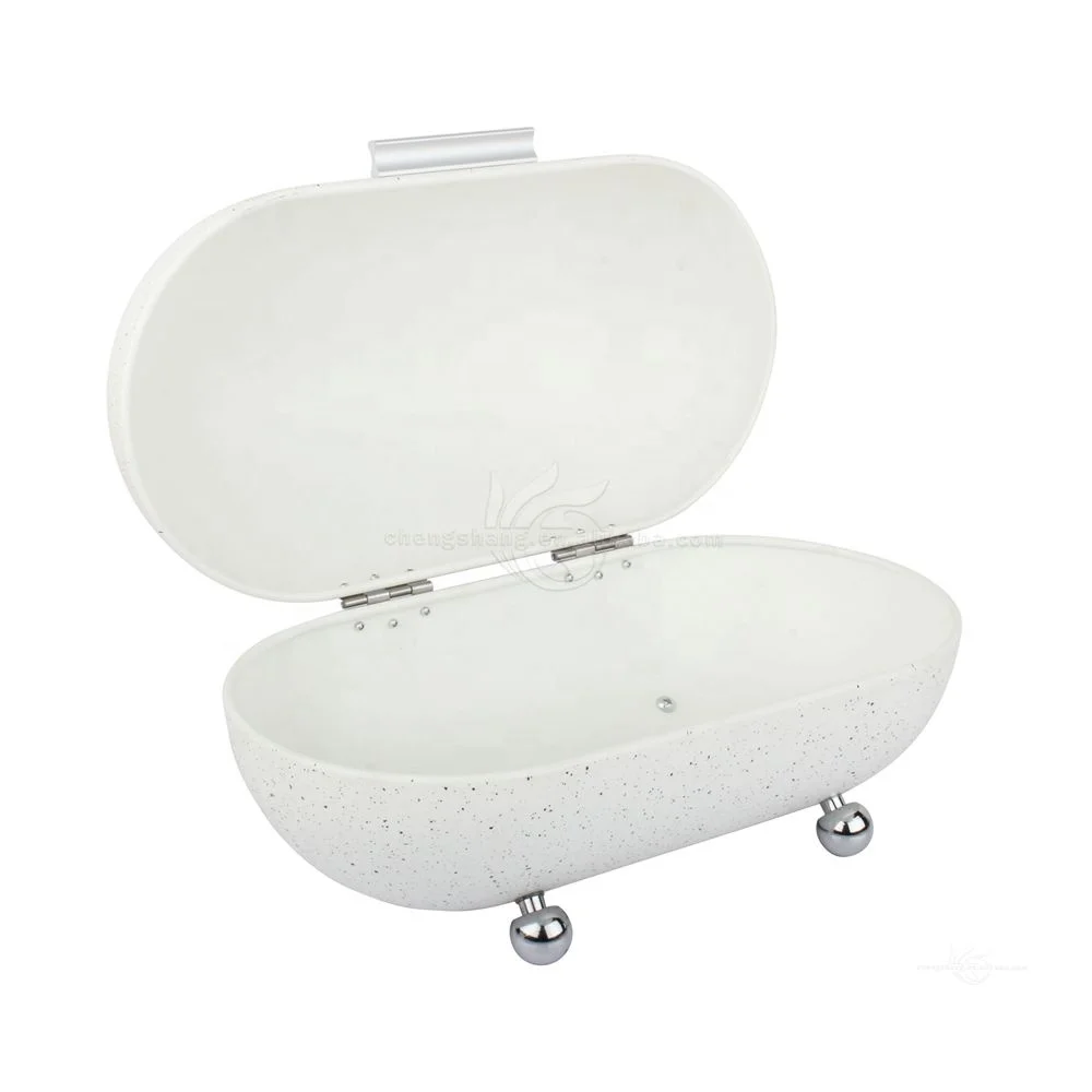 Large Bread Box Kitchen Counter Dry Food Storage Container Iron Paint Storage Box Large Bread Box Metal