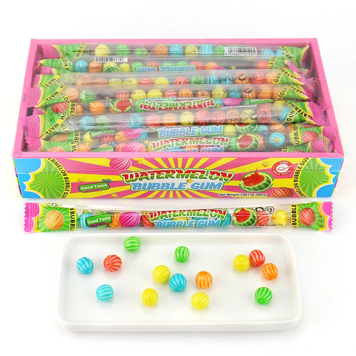 round bubble gum