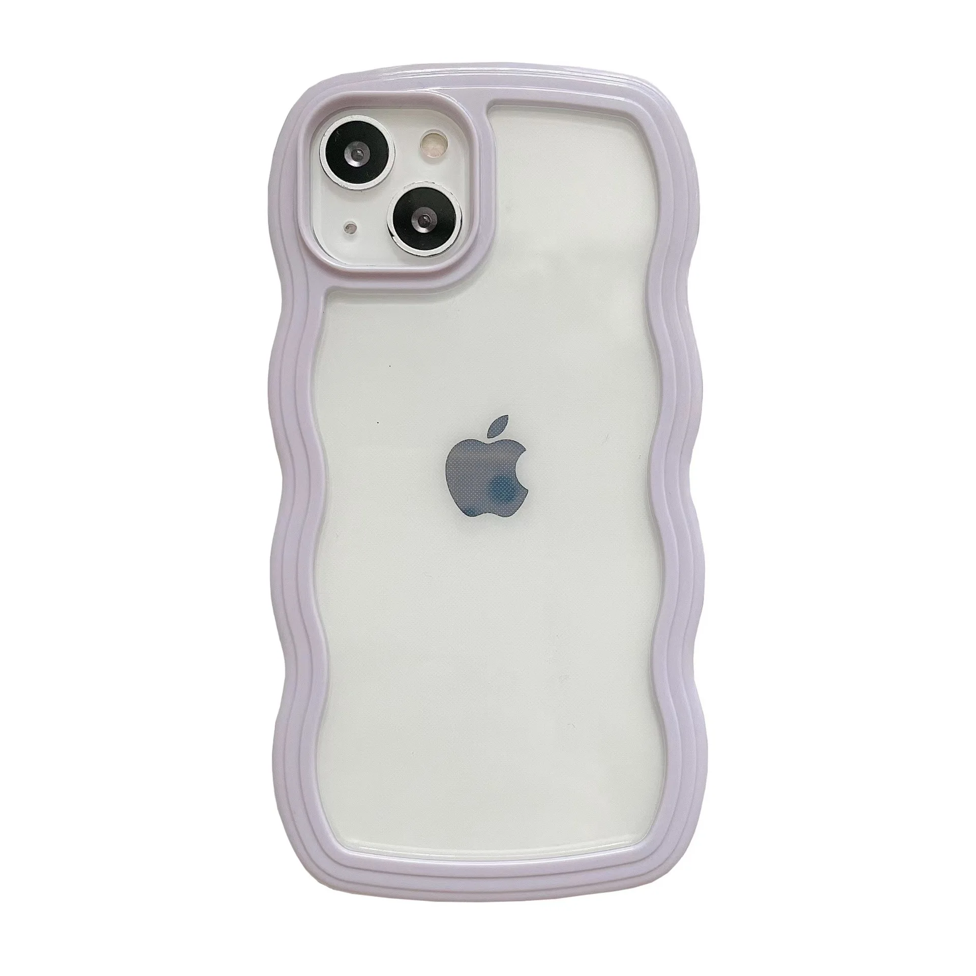 New Arrival Colorful Wave Frame Cute Korean Ins Phone Case for iPhone 17 16 15 14 13 12 11 Pro Max X XR XS