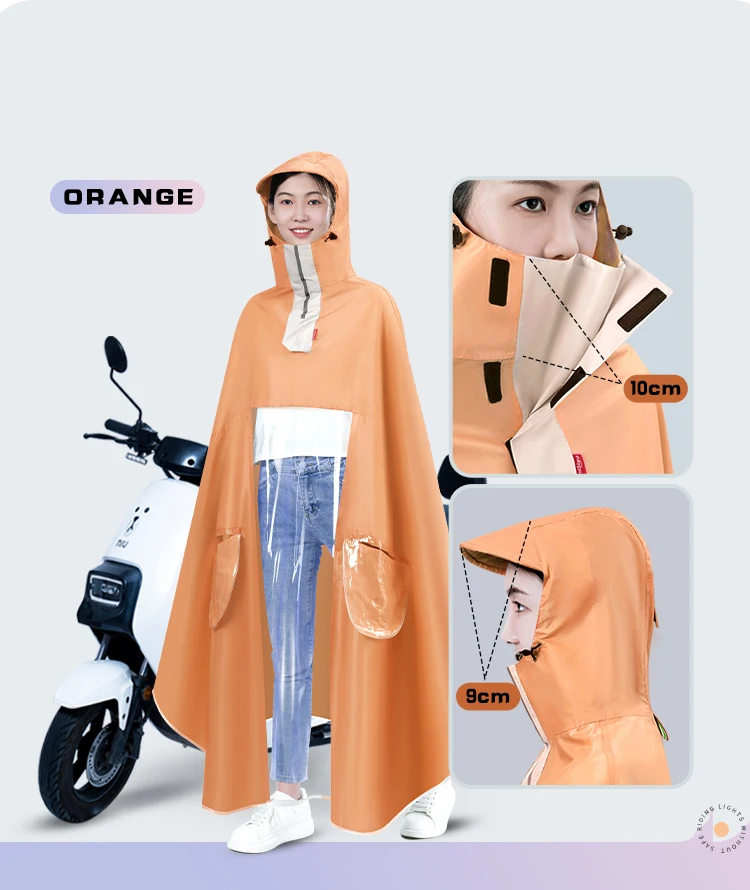 Waterproof Travel Fashion Appearance Motorcycle rain coat Customized Waterproof raincoat supplier