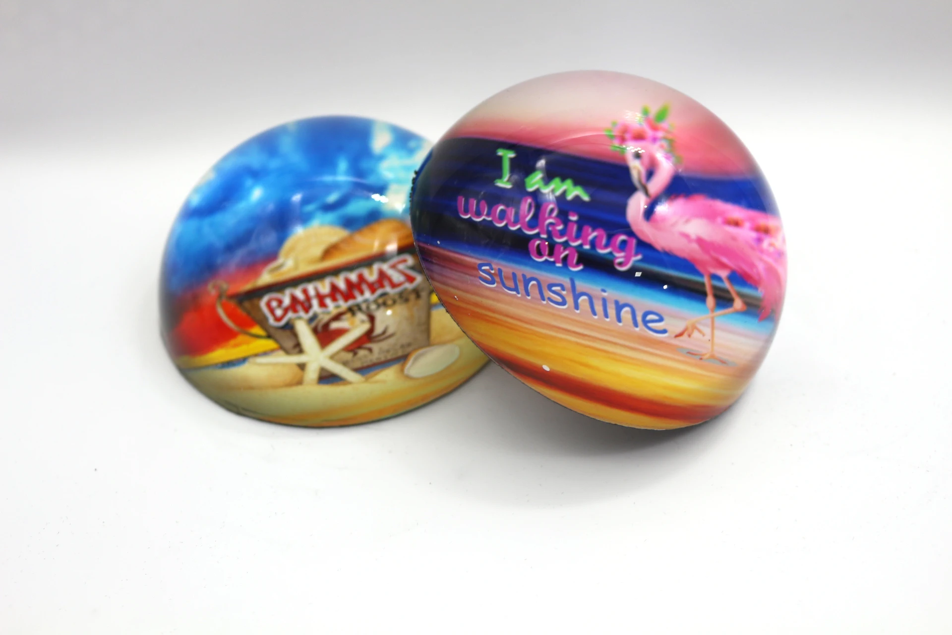 Round Butterfly Glass Paperweights Manufacturers Glass Dome Paperweight