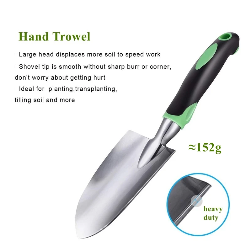 Customized 3 Pieces Heavy Duty Garden Hand Tools Trowel Transplanter ...