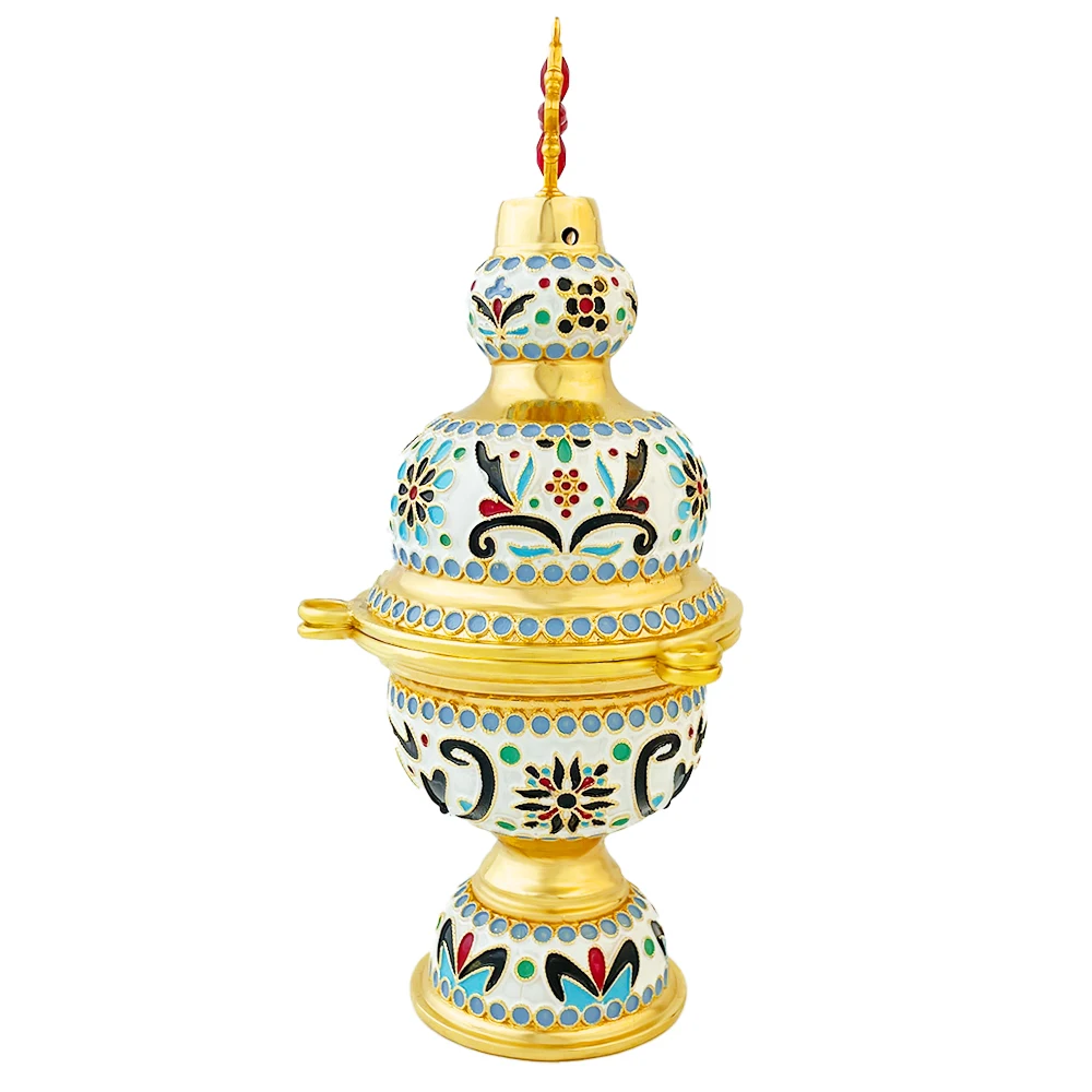 Ht 2024 New Design Church Product Gold Plated Orthodox Catholic Incense
