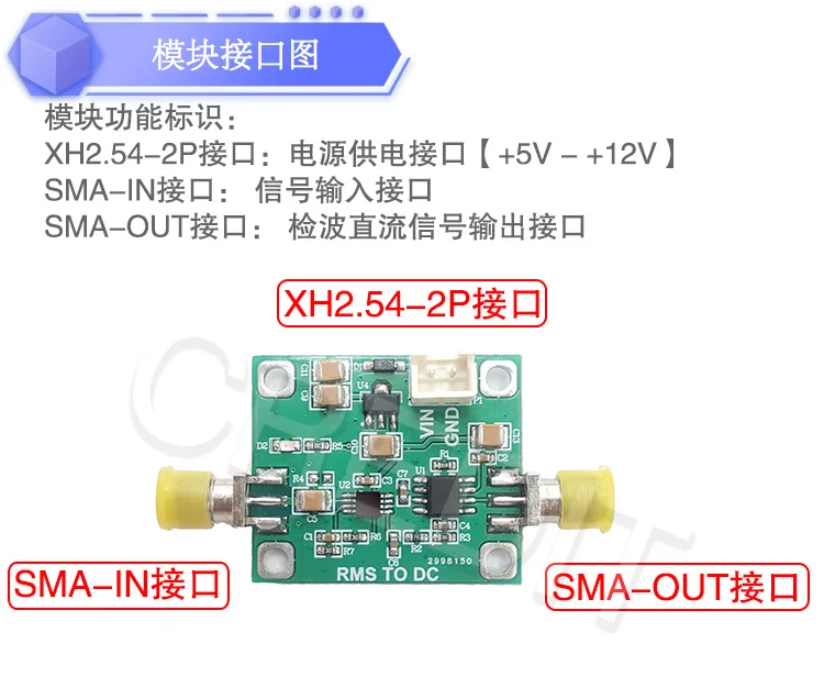 LTC1968 Module RMS Detection Module Peak Detection 500Khz Bandwidth ...