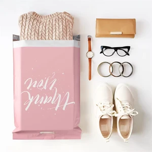 Handle Poly Mailers 12x15.5 Upgrade Design Shipping Bags Mailing Bags Clothing With Self Adhesive Easy Carry Postal Bags Black