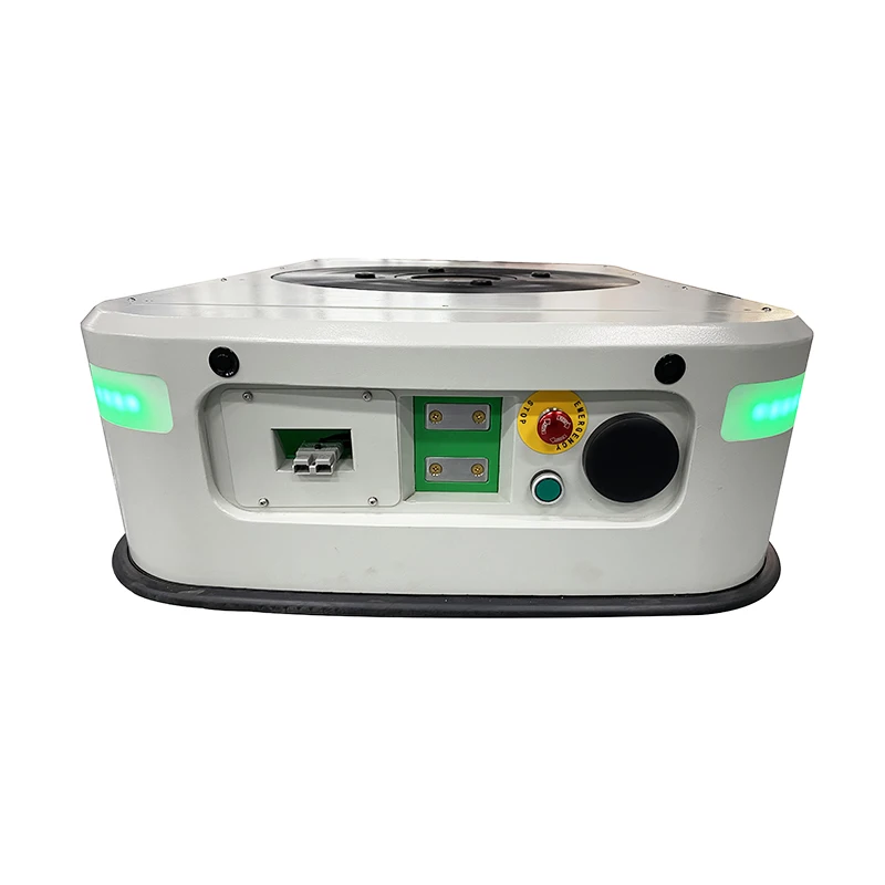 New AGV Automatic Guide Vehicle QR Code Guide Method with Good agv Robot Price