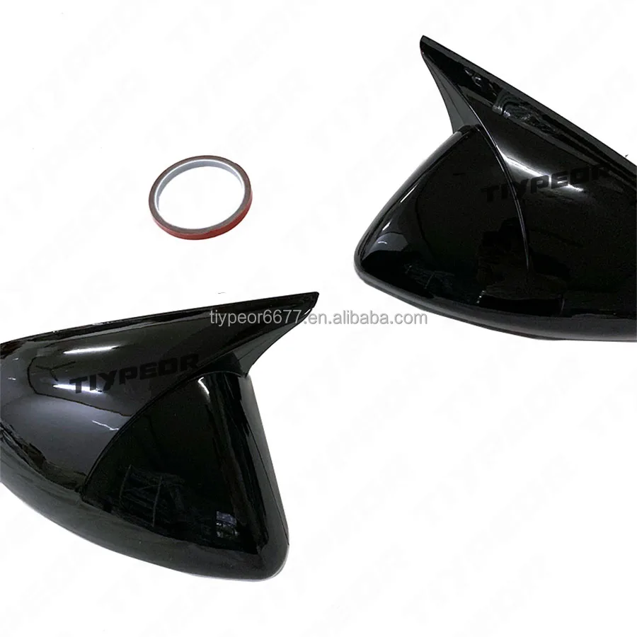 product for chevrolet cruze 2017 glossy black wing mirror cover for side rear view accessories black-6