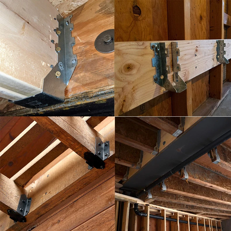 Galvanized Steel Floor Angled Joist Hangers For Wood Beams Buy Mount