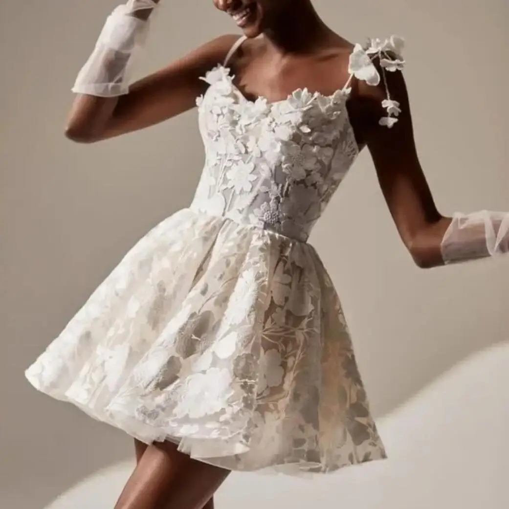 short wedding dresses 2025 Short and Sweet: Angela and Alison's Spring 2025 Collection