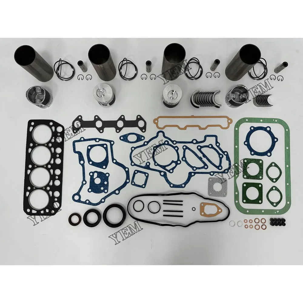 New Original Quality K4E Overhaul Gasket Kit With Cylinder Gaskets Piston Rings Liner Bearings for Mitsubishi