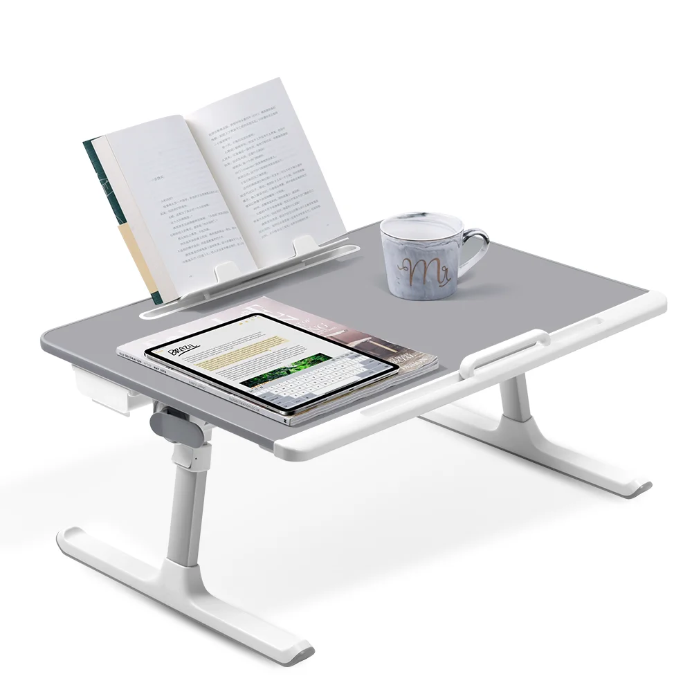 Регулируемый портативный складной столик для ноутбука, Кожаная подставка для книг, регулируемый столик для ноутбука, учебный столик, столик-поднос