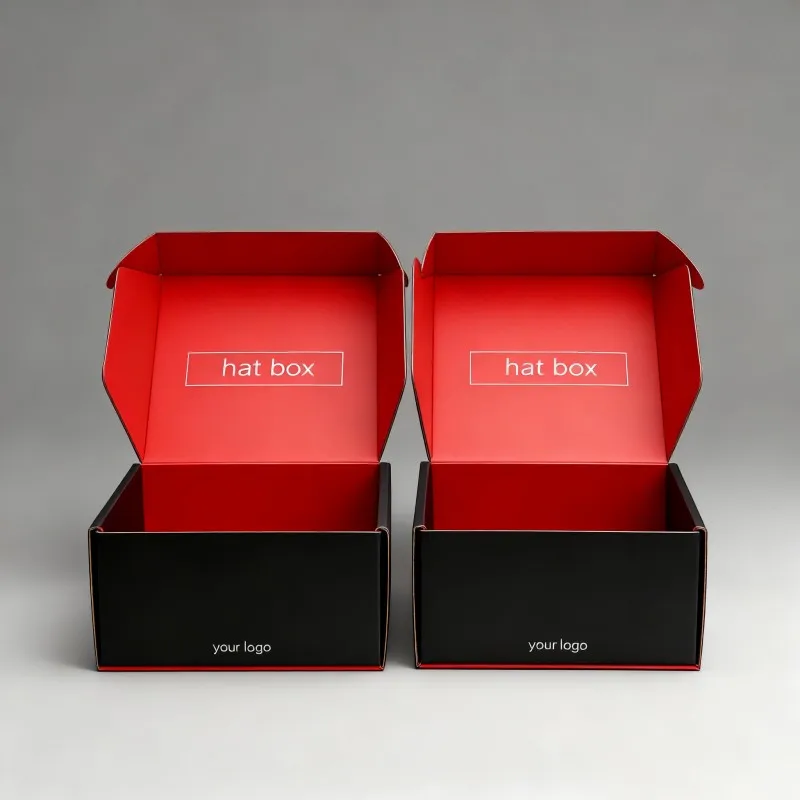 Scatola postale stampata su entrambi i lati, dimensioni personalizzabili, con logo, in cartone ondulato riciclabile, scatole per spedizione, scatola laminata per imballaggio abbigliamento