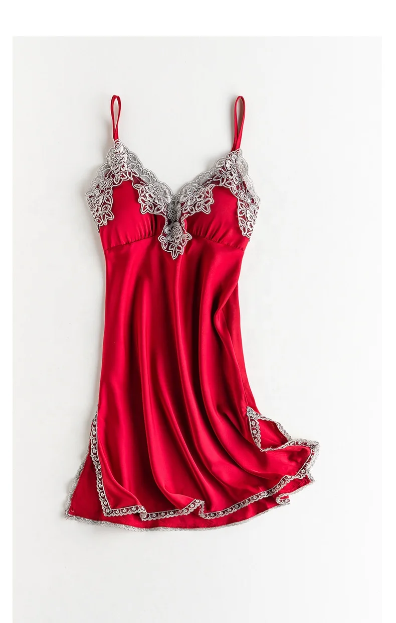 Shop Our New Arrive Retail Use Red Sexy Bridal Robe Nighty