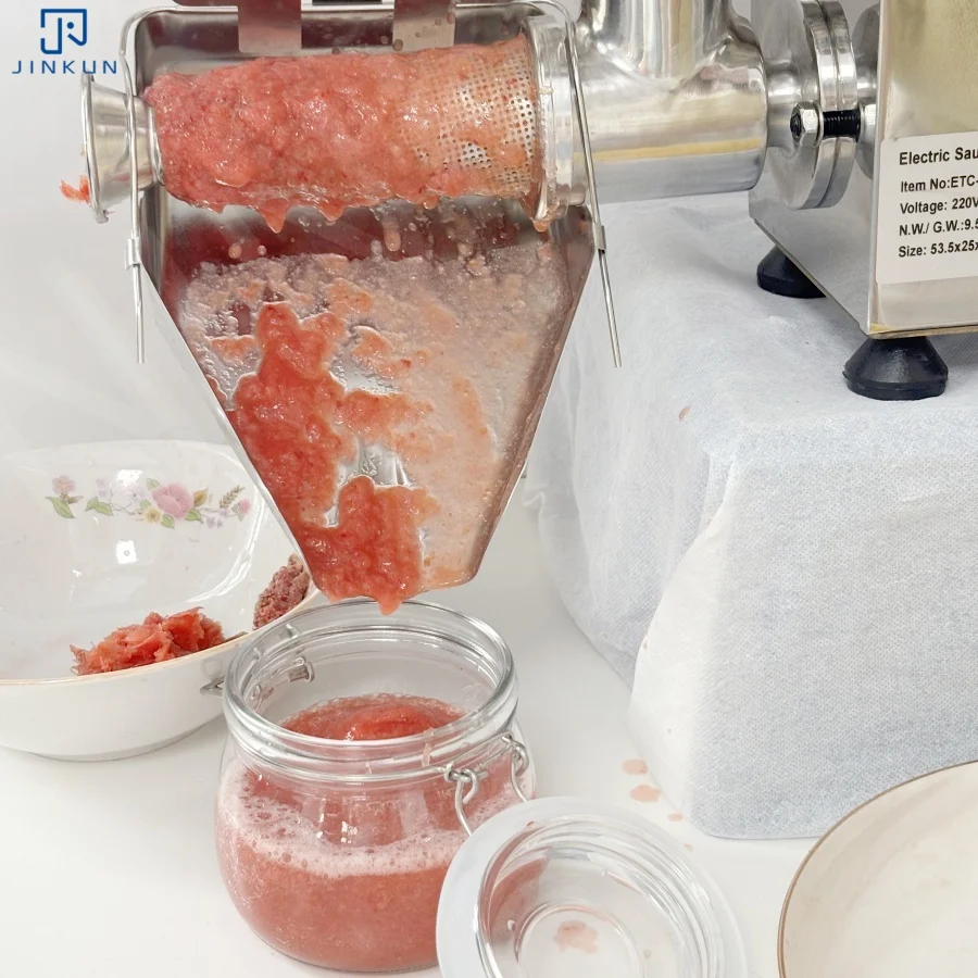 product 450w stainless steel electric tomato juicer jm 1c mango jam juice extractor for home restaurant  retail factory direct sale-2