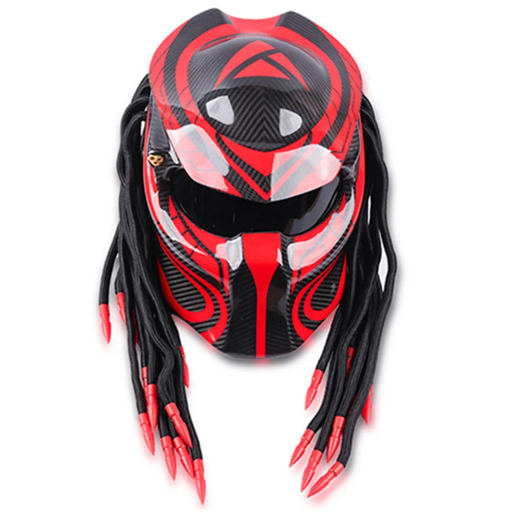 girl motorcycle predator helmet BAUTI Full Face for Women Cat Ear Integrated Helmet DOT(FMVSS 218) Approved Motorbike Helmet Four Season Flip-Up Helmets with Sun Visor for Motocross Cruiser 3,XXL(63-64CM) : Automotive Street helmets :: Predator Wolf