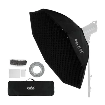 Godox Grid Softbox 120cm Octagon Honeycomb Grid Strip Softbox With Bowens Mount Soft Box Godox 120 Bowens Softbox